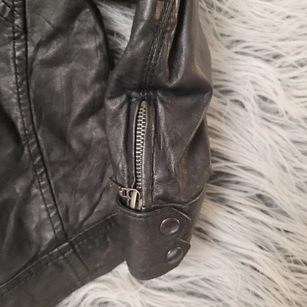 Maje kids leather jacket